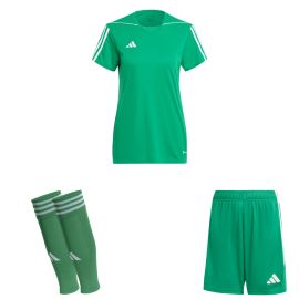 adidas Tiro 23 League Trikotsatz Herren Damen 3-teilig Fussball Trikot Shorts Sleeve Stutzen