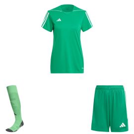 adidas Tiro 23 League Trikotsatz Herren Damen 3-teilig Fussball Trikot Shorts Torwart Sockenstutzen