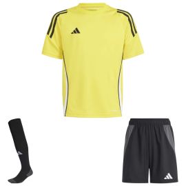 adidas Tiro 24 Trikotsatz Kinder 3-teilig Fussball Trikot Shorts Competition Match Sockenstutzen