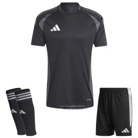 adidas Tiro 24 Trikotsatz Herren Damen 3-teilig Fussball Trikot Shorts Sleeve Stutzen