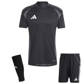 adidas Tiro 24 Trikotsatz Herren Damen 3-teilig Fussball Trikot Shorts Sleeve Stutzen