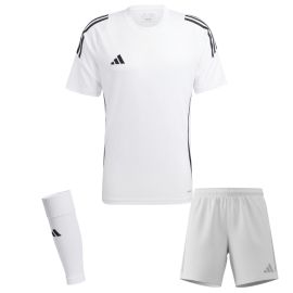 adidas Tiro 24 Trikotsatz Herren Damen 3-teilig Fussball Trikot Shorts Sleeve Stutzen
