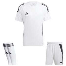 adidas Tiro 24 Trikotsatz Herren Damen 3-teilig Fussball Trikot Shorts Sleeve Stutzen