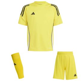 adidas Tiro 24 Trikotsatz Kinder 3-teilig Fussball Trikot Shorts Sleeve Stutzen