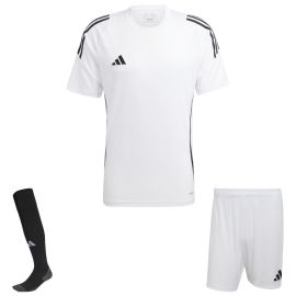 adidas Tiro 24 Trikotsatz Herren Damen 3-teilig Fussball Trikot Shorts Sockenstutzen