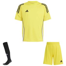adidas Tiro 24 Trikotsatz Kinder 3-teilig Fussball Trikot Shorts Sockenstutzen