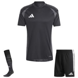 adidas Tiro 24 Trikotsatz Herren Damen 3-teilig Fussball Trikot Shorts Torwart Sockenstutzen