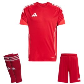 adidas Tiro 25 Competition Trikotsatz Kinder 3-teilig Fußball Trikot Shorts Sleeve Stutzen