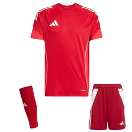 adidas Tiro 25 Competition Trikotsatz Kinder 3-teilig Fußball Trikot Shorts Sleeve Stutzen