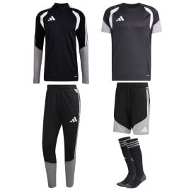 adidas Tiro 26 Competition Fussball Trainingstop Set Herren Damen 5-teilig Trainingstop Trainingshose Trikot Trainingsshorts Sockenstutzen