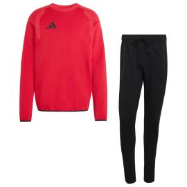 adidas Tiro Travel Sweatanzug Herren Damen 2-teilig Crew Sweatshirt Sweathose