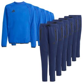 adidas Tiro Travel Sweatsanzug Satz Kinder 2-teilig Crew Sweatshirt Sweathose