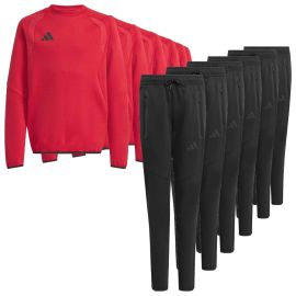 adidas Tiro Travel Sweatsanzug Satz Kinder 2-teilig Crew Sweatshirt Sweathose