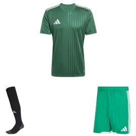 adidas Trikotsatz Campeon 25 Herren Damen 3-teilig Fußball Trikot Match Shorts Sockenstutzen