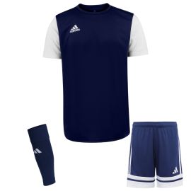 adidas Trikotsatz Estro 19 Kinder 3-teilig Trikot Shorts Sleeve Stutzen