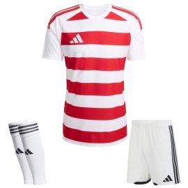 adidas Trikotsatz Hooped 26 Herren Damen 3-teilig Trikot Match Shorts Sleeve Stutzen
