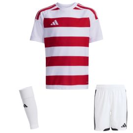 adidas Trikotsatz Hooped 26 Kinder 3-teilig Trikot Match Shorts Sleeve Stutzen