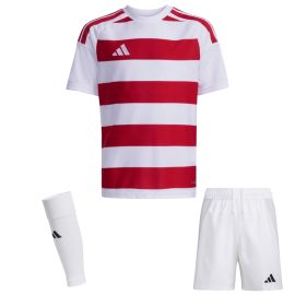 adidas Trikotsatz Hooped 26 Kinder 3-teilig Trikot Shorts Competition Match Sleeve Stutzen