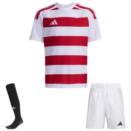 adidas Trikotsatz Hooped 26 Kinder 3-teilig Trikot Shorts Competition Match Sockenstutzen
