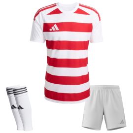 adidas Trikotsatz Hooped 26 Herren Damen 3-teilig Trikot Shorts Sleeve Stutzen