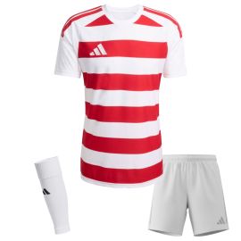 adidas Trikotsatz Hooped 26 Herren Damen 3-teilig Trikot Shorts Sleeve Stutzen
