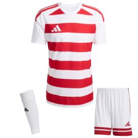 adidas Trikotsatz Hooped 26 Herren Damen 3-teilig Trikot Shorts Sleeve Stutzen