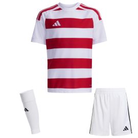 adidas Trikotsatz Hooped 26 Kinder 3-teilig Trikot Shorts Sleeve Stutzen