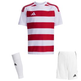 adidas Trikotsatz Hooped 26 Kinder 3-teilig Trikot Shorts Sleeve Stutzen