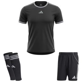 adidas Trikotsatz miSHADOW Herren Damen 3-teilig Trikot Shorts Sleeve Stutzen