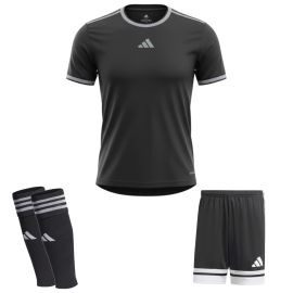 adidas Trikotsatz miSHADOW Herren Damen 3-teilig Trikot Shorts Sleeve Stutzen