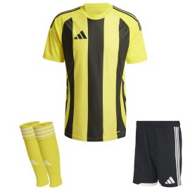 adidas Trikotsatz Striped 24 Herren Damen 3-teilig Trikot Match Shorts Sleeve Stutzen