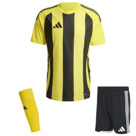 adidas Trikotsatz Striped 24 Herren Damen 3-teilig Trikot Match Shorts Sleeve Stutzen