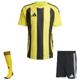 adidas Trikotsatz Striped 24 Herren Damen 3-teilig Trikot Match Shorts Sockenstutzen