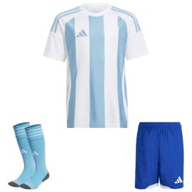 adidas Trikotsatz Striped 24 Kinder 3-teilig Trikot Match Shorts Sockenstutzen