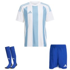 adidas Trikotsatz Striped 24 Kinder 3-teilig Trikot Match Shorts Sockenstutzen