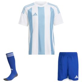 adidas Trikotsatz Striped 24 Kinder 3-teilig Trikot Match Shorts Sockenstutzen