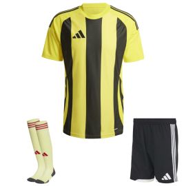 adidas Trikotsatz Striped 24 Herren Damen 3-teilig Trikot Match Shorts Torwart Sockenstutzen