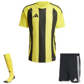 adidas Trikotsatz Striped 24 Herren Damen 3-teilig Trikot Match Shorts Torwart Sockenstutzen