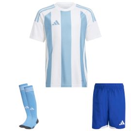 adidas Trikotsatz Striped 24 Kinder 3-teilig Trikot Match Shorts Torwart Sockenstutzen