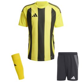 adidas Trikotsatz Striped 24 Herren Damen 3-teilig Trikot Shorts Competition Match Sleeve Stutzen