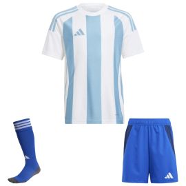 adidas Trikotsatz Striped 24 Kinder 3-teilig Trikot Shorts Competition Match Sockenstutzen