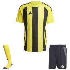 adidas Trikotsatz Striped 24 Herren Damen 3-teilig Trikot Shorts Competition Match Torwart Sockenstutzen