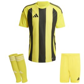 adidas Trikotsatz Striped 24 Herren Damen 3-teilig Trikot Shorts Sleeve Stutzen