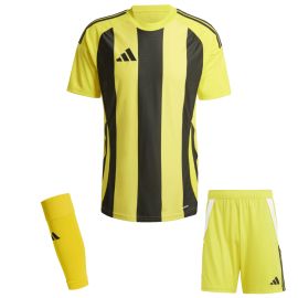 adidas Trikotsatz Striped 24 Herren Damen 3-teilig Trikot Shorts Sleeve Stutzen