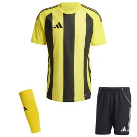 adidas Trikotsatz Striped 24 Herren Damen 3-teilig Trikot Shorts Sleeve Stutzen