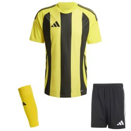 adidas Trikotsatz Striped 24 Herren Damen 3-teilig Trikot Shorts Sleeve Stutzen