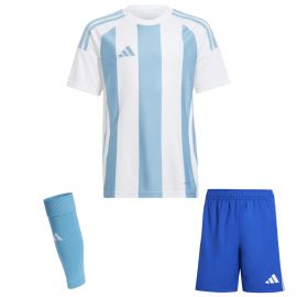 adidas Trikotsatz Striped 24 Kinder 3-teilig Trikot Shorts Sleeve Stutzen