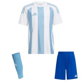 adidas Trikotsatz Striped 24 Kinder 3-teilig Trikot Shorts Sleeve Stutzen