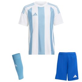 adidas Trikotsatz Striped 24 Kinder 3-teilig Trikot Shorts Sleeve Stutzen