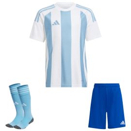 adidas Trikotsatz Striped 24 Kinder 3-teilig Trikot Shorts Sockenstutzen